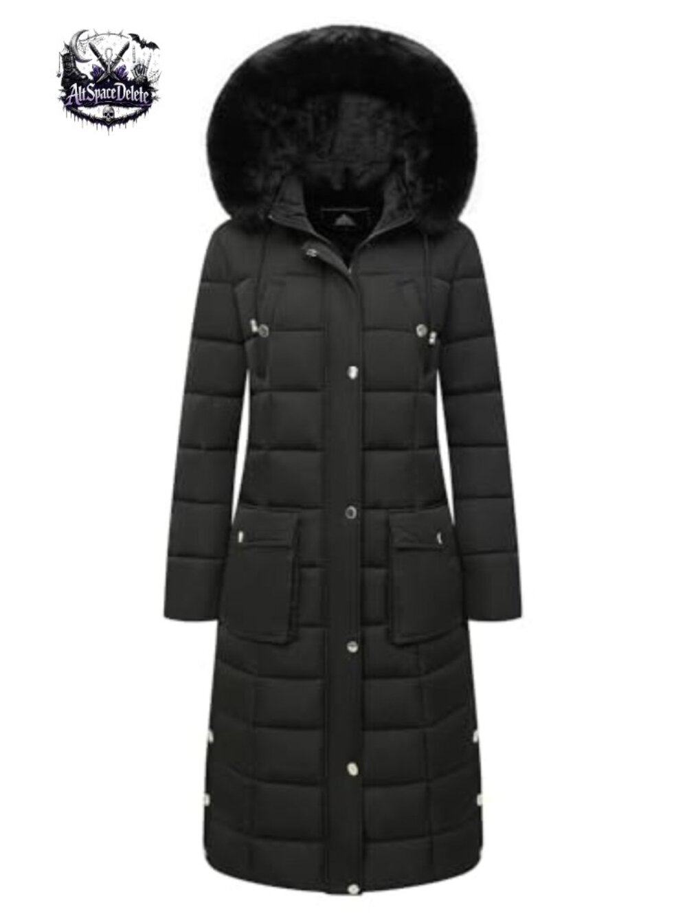 Women's Waterproof Long Winter Down Coat Warm Puffer Parka